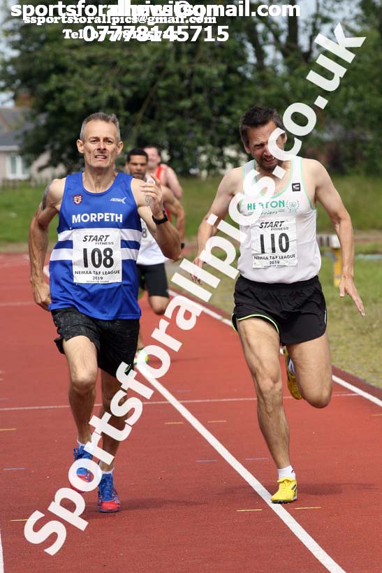 Mens 800 metres, 2019 NEMA Track and Field Champs, Monkton. Photo:  David T. Hewitson/Sports for All Pics